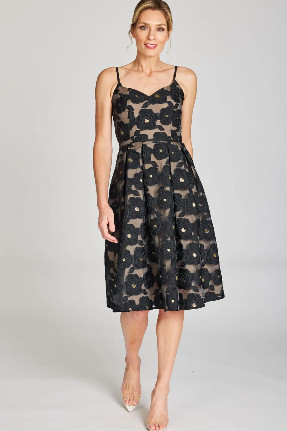 romance__selena_midi_dres_0.webp Romance - Selena Midi Dress - Black