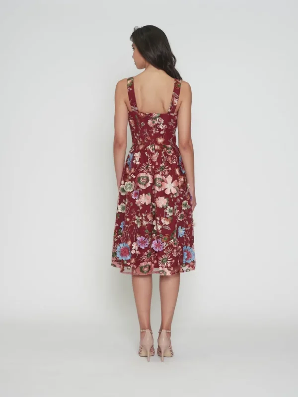 Romance - Wild Flower Dress - Wine