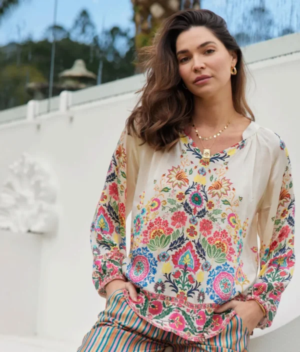 Rubyyaya - Camille Shirt -Multi FINAL SALE
