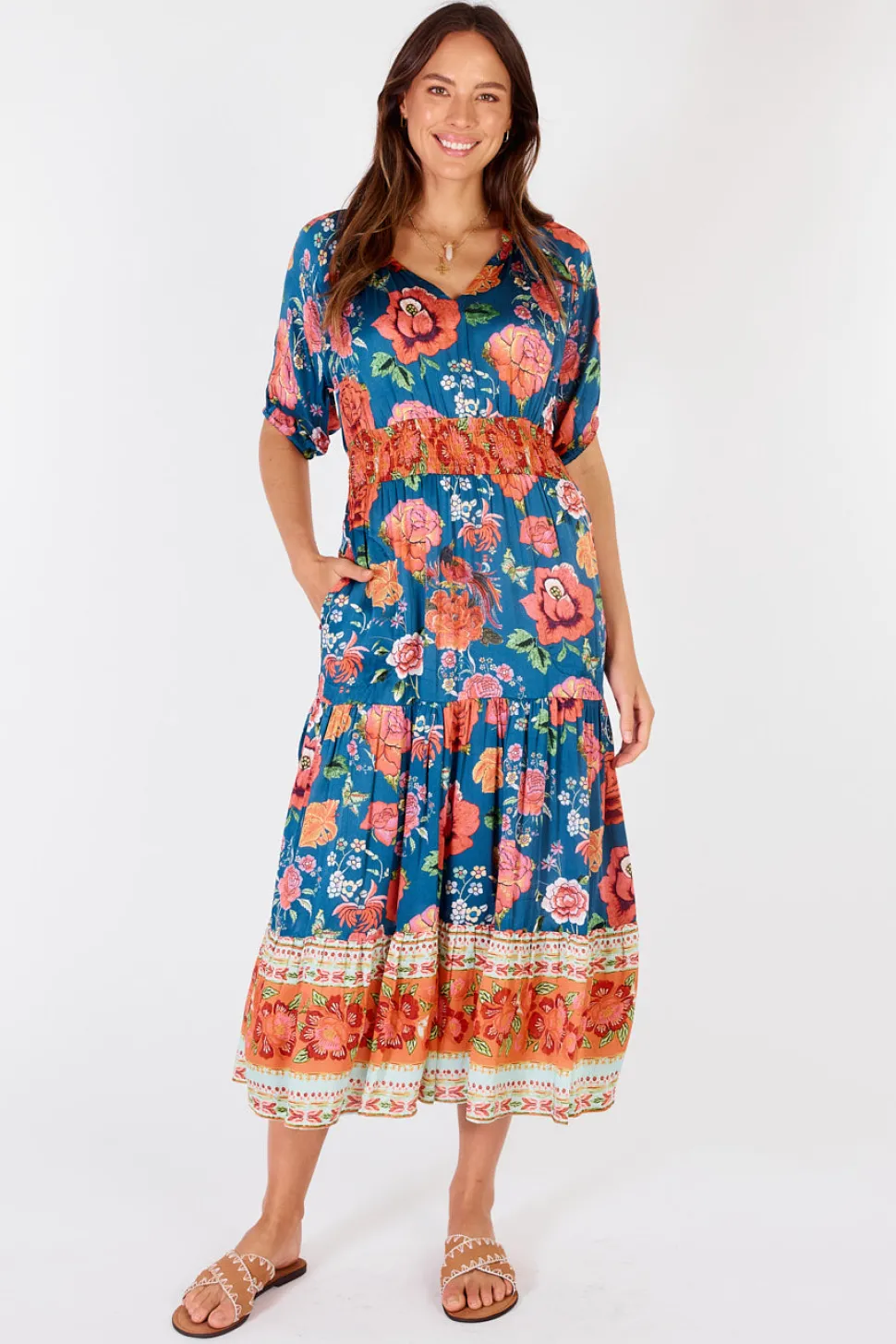 rubyyaya__mexican_flower__0.webp Rubyyaya - Mexican Flower Dress - Multi