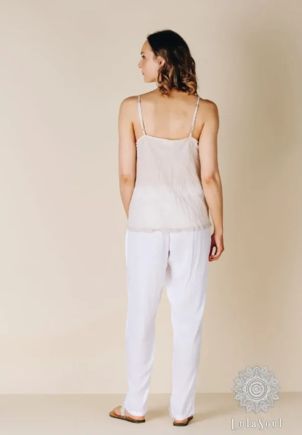 Rubyyaya/ Lula Soul KALME - Ibiza Cami - White, Ecru or Ink