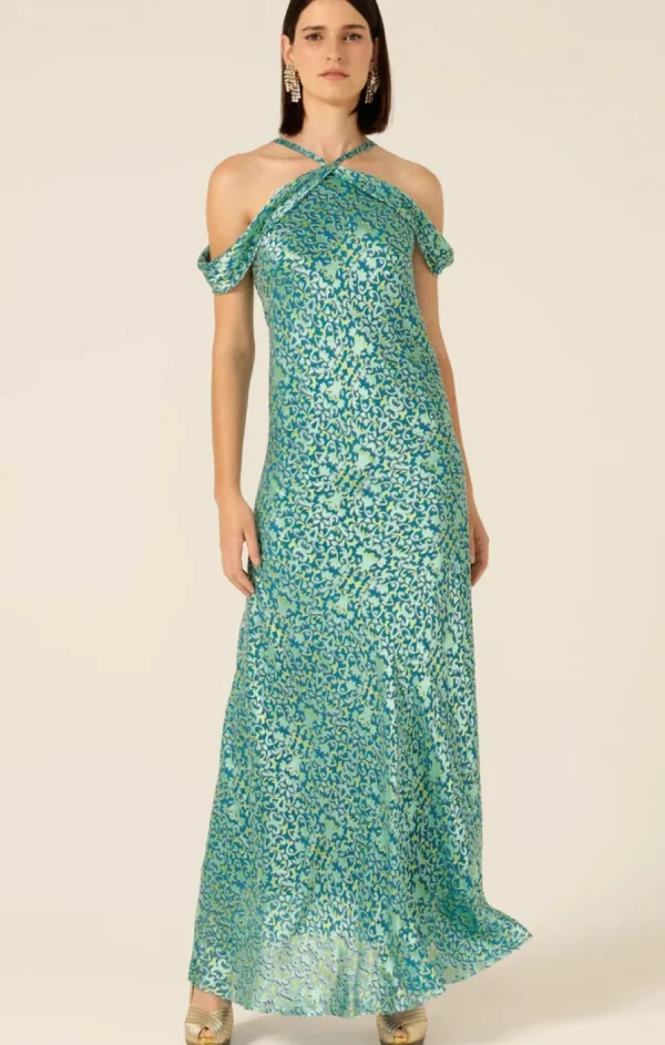Sacha Drake - Cloud Nine Dress - Aqua Turquoise
