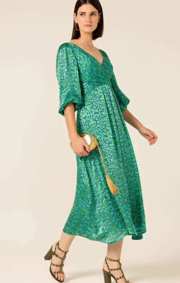 Sacha Drake - Ethereal Eden Midi Dress - Emerald