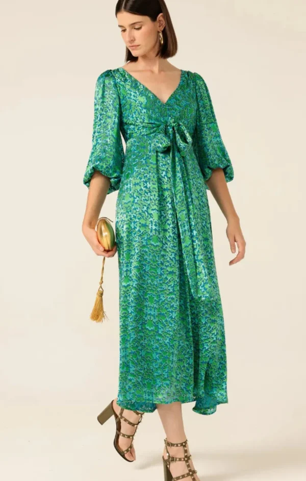 Sacha Drake - Ethereal Eden Midi Dress - Emerald