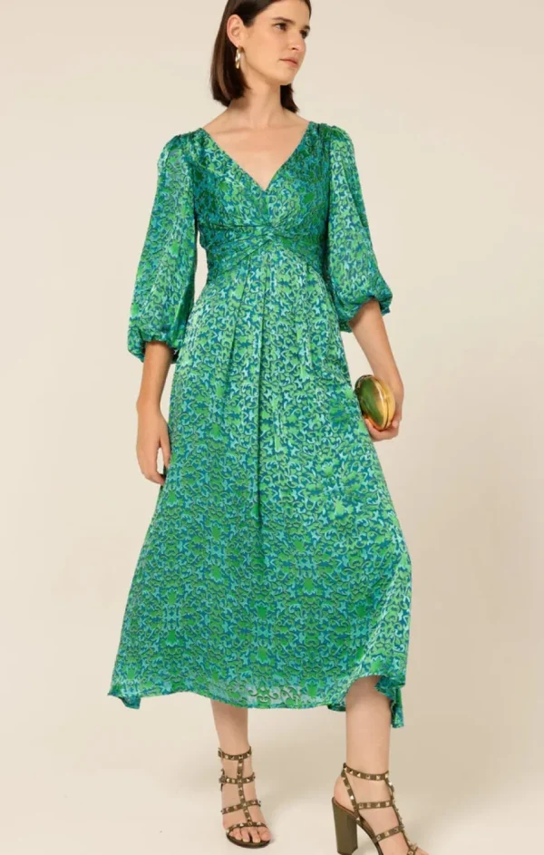 Sacha Drake - Ethereal Eden Midi Dress - Emerald