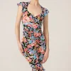 Sacha Drake - Gouldian Finch Dress - Black Multi Floral FINAL SALE