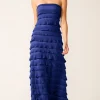 Sacha Drake - Maddison Maxi Ruffle Dress - Sapphire