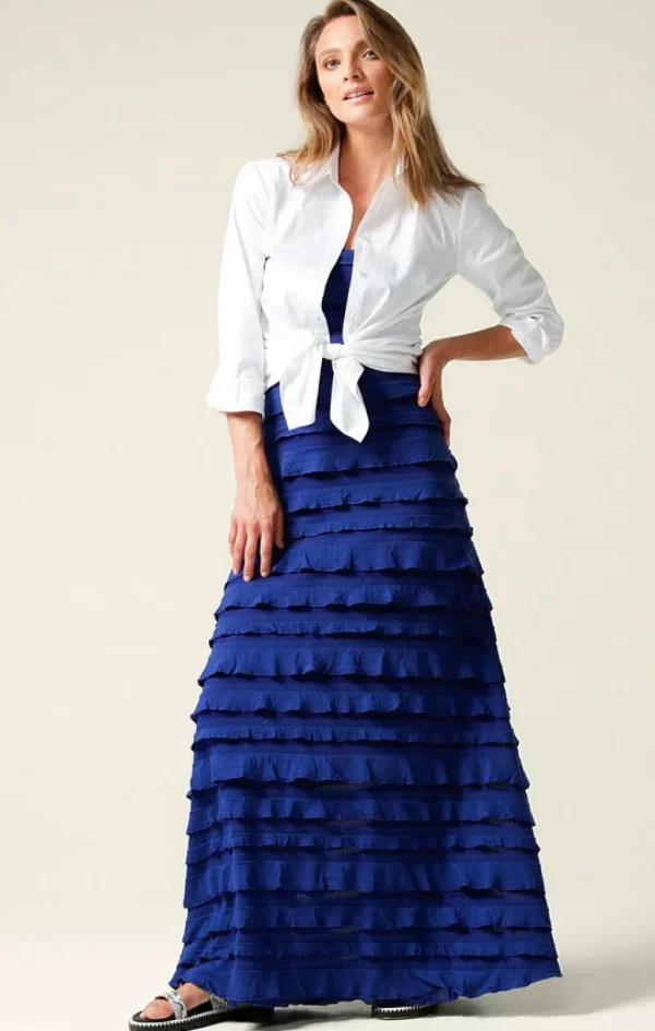Sacha Drake - Maddison Maxi Ruffle Dress - Sapphire