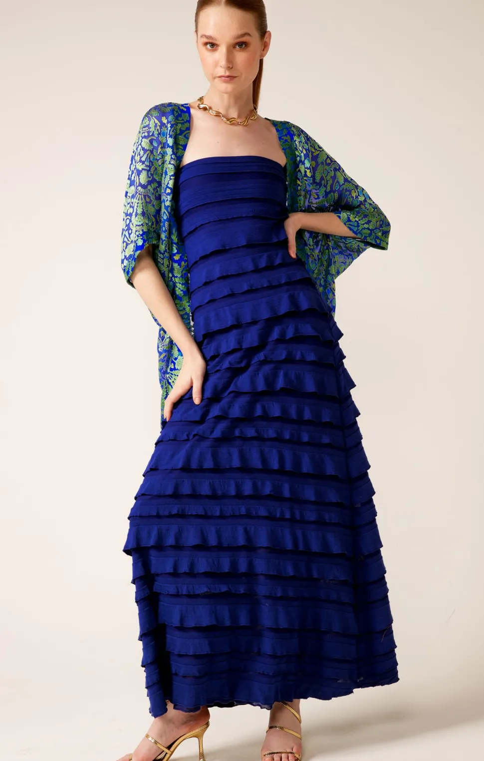 sacha_drake__maddison_max_8.webp Sacha Drake - Maddison Maxi Ruffle Dress - Sapphire