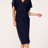 Sacha Drake - The Emporium Dress - Navy Lurex