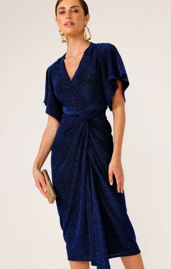 Sacha Drake - The Emporium Dress - Sapphire Lurex