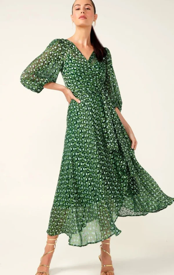 Sacha Drake - Wonderland Midi Dress - Emerald