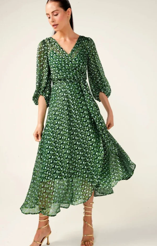 Sacha Drake - Wonderland Midi Dress - Emerald