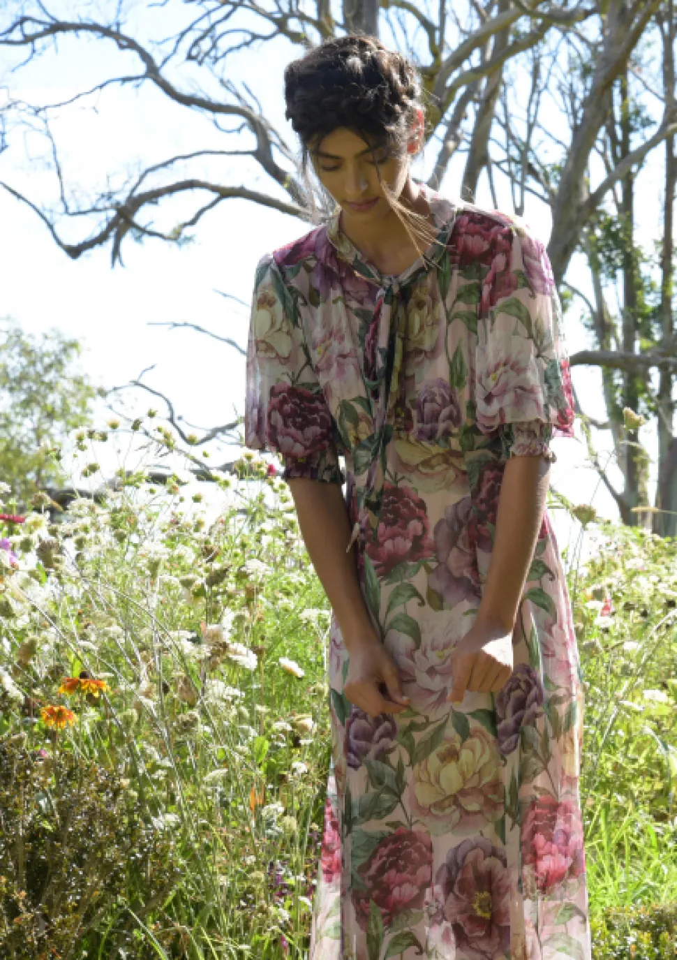 trelise_cooper__good_tie__3.webp Trelise Cooper - Good Tie For Now Dress - Peony Floral FINAL SALE