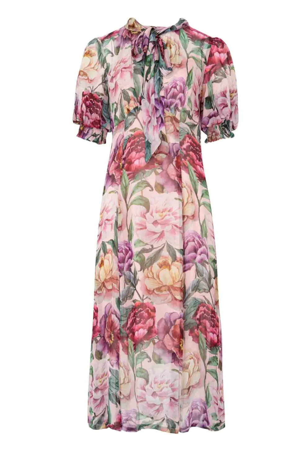 trelise_cooper__good_tie__5.webp Trelise Cooper - Good Tie For Now Dress - Peony Floral FINAL SALE