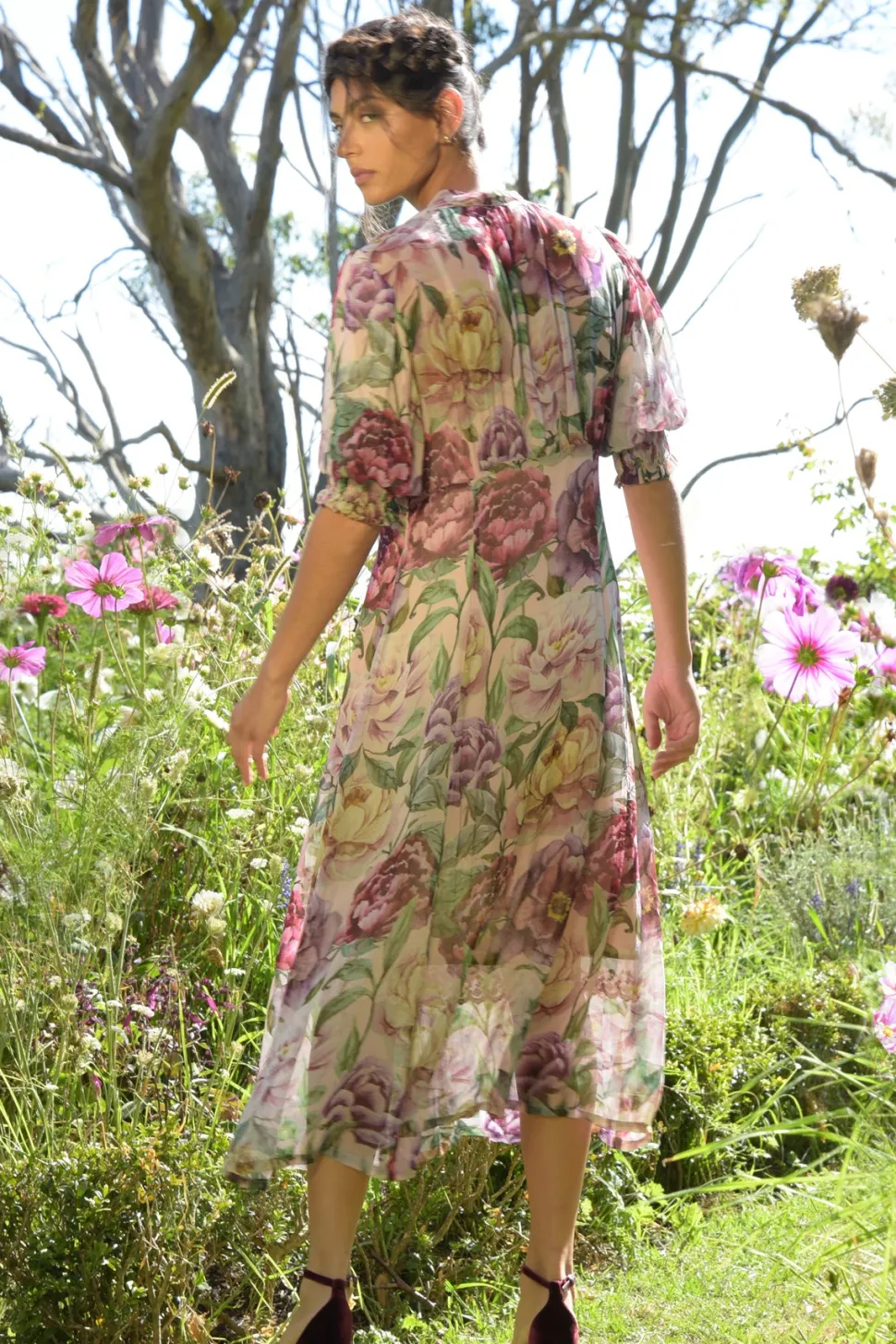 trelise_cooper__good_tie__8.webp Trelise Cooper - Good Tie For Now Dress - Peony Floral FINAL SALE