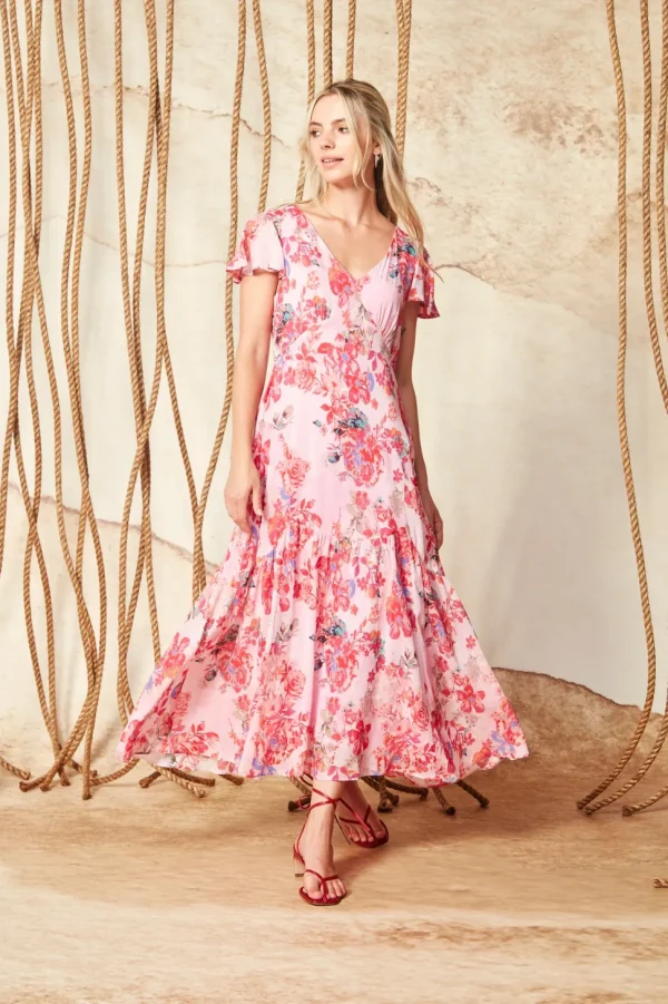 Verge - Rosebud Dress - Print 9267WT FINAL SALE