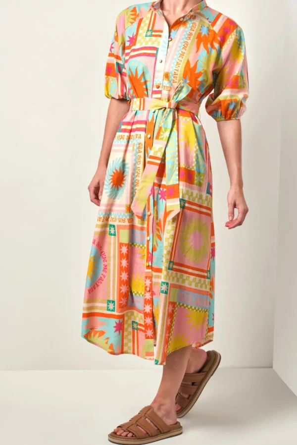 Walnut - Berlin Shirt Dress - Illuminae