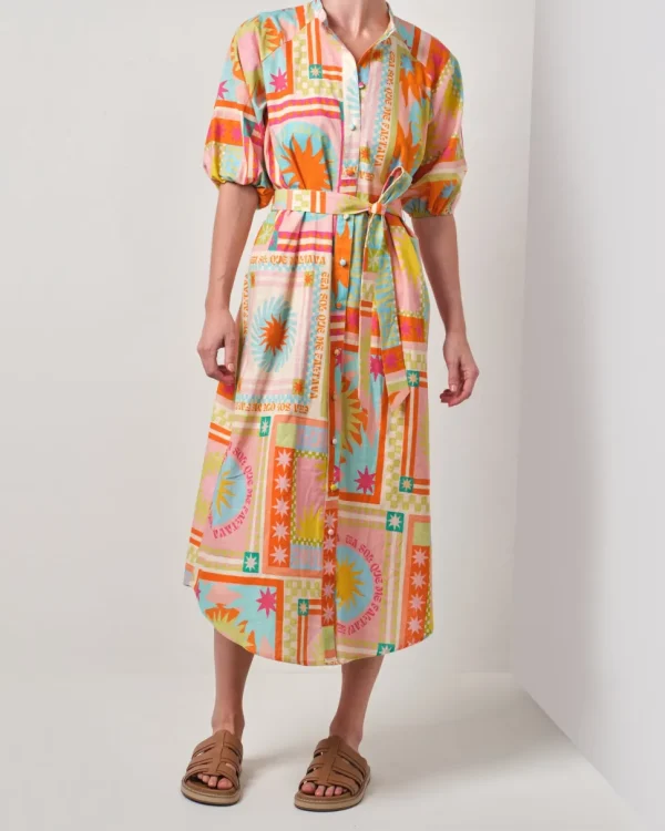 Walnut - Berlin Shirt Dress - Illuminae